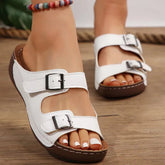 Elora™ - White Women's Orthopedic Slippers